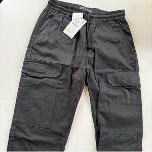 Zara Men's Charcoal Cargo Pants
